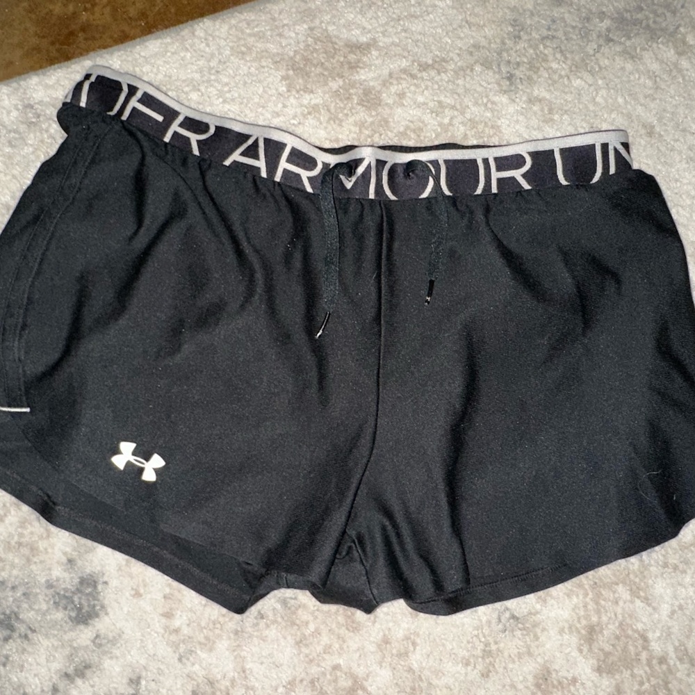Women’s Under Armour Athletic Shorts, Black, Large